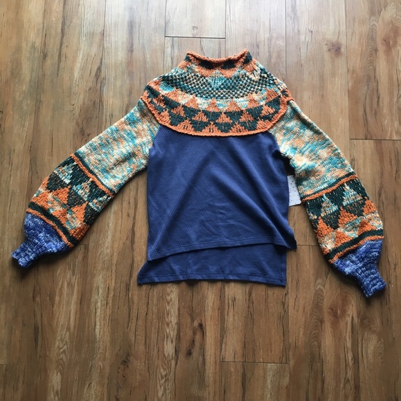 NWT Free People Swit The Small Stuff Pullover Knit - Picture 7 of 13